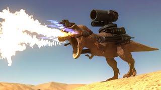 WEAPONIZED TREX vs EVERY UNIT Beast Battle Simulator