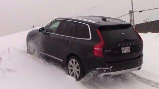 AWD TEST :  Volvo Xc90 Diagonal and Offroad test on ice and snow