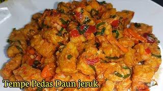 Masak simple‼️Tempe Pedas Daun jeruk asli enaknya bikin lahap makan .