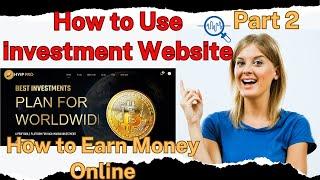 How to Make Investment Platform HYIP Website 2023 | MLM Investment | HYIP PRO