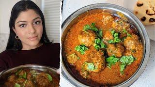 Beef Kofta Masala (Meatball Curry) Recipe | Restaurant Style Meatball Curry Recipe