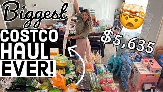  *ENORMOUS* $5K COSTCO HAUL! Large Family Grocery Haul (MOM OF 5)