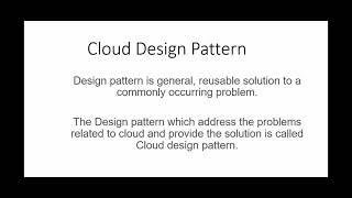 Cloud Design Patterns | Best practices of Cloud solution | Cloud Computing patterns