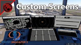 How To Customise Tower Screens In Tower Simulator 3 | TS3 Tutorial