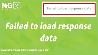 "Failed to load response data" in after building app in Android  Ionic