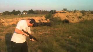 Wade Fleming - test firing Fleming Firearms 56s (THE AK47 from "True Lies")