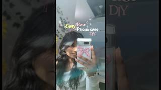  Easy bow DIY phone cover idea  #diy #like #subscribe