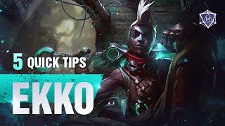 5 Quick Tips to Climb Ranked: Ekko