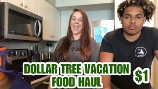 DOLLAR TREE FOOD HAUL*VACATION*