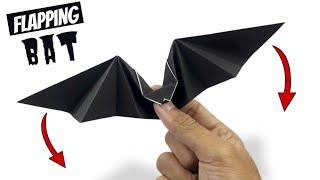 Origami Halloween - How to make a Paper Flapping Bat