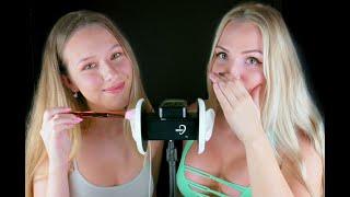 ASMR Ear Attention from Two ASMRtists