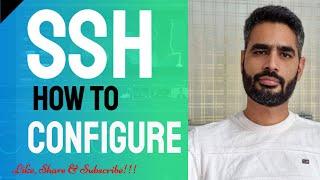 How to CONFIGURE AND START AN OPENSSH SERVER