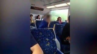 Aboriginal woman melts down on Sydney train