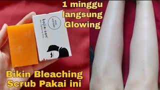 CARA AGAR KULIT CEPAT PUTIH DALAM 1 MINGGU / CARA AGAR KULIT PUTIH PERMANEN / DIY BLEACHING SCRUB