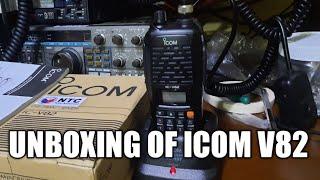 ICOM V82 UNBOXING