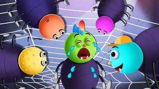 Five Funny Spiders ️ + More Halloween Songs For Kids