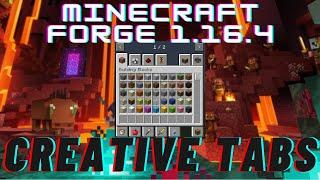 Creative Tabs - Minecraft Forge 1.16.4 Modding Tutorial