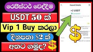 How to Earn Money Online Sinhala 2024 | USDT Earning Site | Live Withdraw  @woow_money_tv