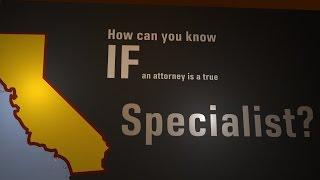 What is a Certified Specialist in Law?