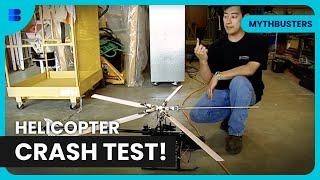 Can a Stamp Crash a Helicopter? - MythBusters - Science Documentary