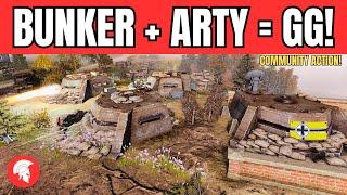 BUNKER + ARTY = GG! - 4vs4 - Wehrmacht - Company of Heroes 3