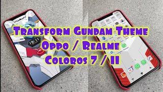 Transform Gundam Theme Oppo & Realme Coloros 7 / 11