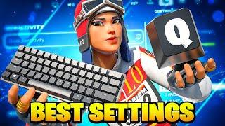 *NEW* Best Keyboard SETTINGS in Chapter 6 + Sensitivity (Fortnite Tutorial)