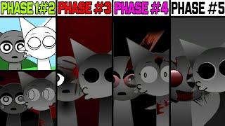 Reactions Phases In Incredibox Sprunki Sinner Edition! Phase 1 VS Phase 2 VS Phase 3 VS Phases 4-5