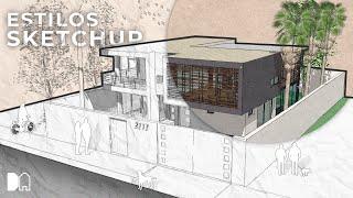 Tutorial - Estilos Sketchup