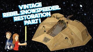 Star Wars Vintage Snowspeeder Restoration - Part 1/3 Kenner Toy