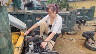 Full video: Genius girl repairs and restores machines.