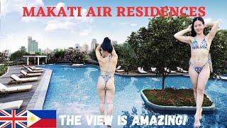 MAKATI AIR RESIDENCES AIRBNB TOUR! NAKAKALULA YUNG VIEW! LDR COUPLE! BRITISH FILIPINA