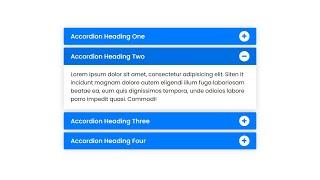Responsive Accordion Menu using only HTML & CSS