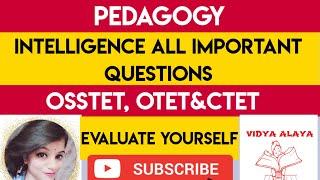 osstet exam 2020||osstet pedagogy questions on intelligence||#osstet#ctet#otet2020