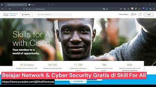 Belajar Networking dan Cybersecurity Gratis di Skill For All