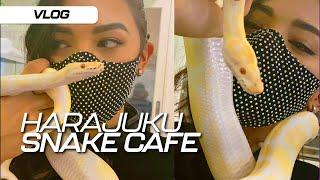 Petting snakes in Harajuku and I'll never be the same.
