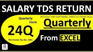 salary tds return 24q filing procedure - quarterly tds return for salary: 24q