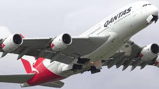 Sydney Airport - Qantas Drive Plane Spotting Heavies.