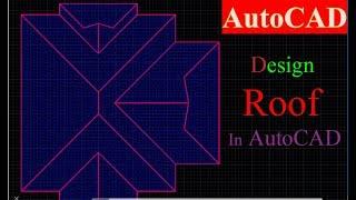 How to making Roof Plan in AutoCAD 2D