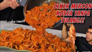 GILA! MUKBANG CEKER MERCON KOREA TANPA TULANG!!