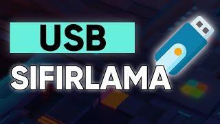 USB Bellek Nasıl Sıfırlanır ? | Flash Bellek Sıfırlama | USB Format Atma | USB Formatlama