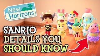 Animal Crossing New Horizons: SANRIO DETAILS (How To Get VILLAGERS & ITEMS) Anniversary Update