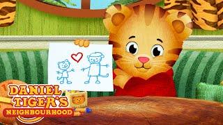 Daniel Draws a Picture for Grandpere | Cartoons for Kids | Daniel Tiger