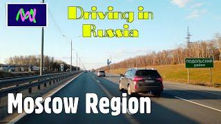 Driving in Russia 4K: Serpuchov - Podolsk | Scenic Drive Moscow region