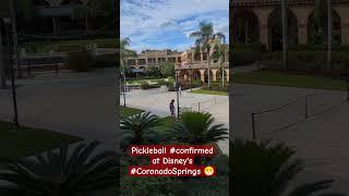 Enjoy an afternoon #pickleball break at Disney's Coronado Springs Resort!  #disneyworld