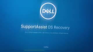 Support assist OS Recovery Factory reset not working