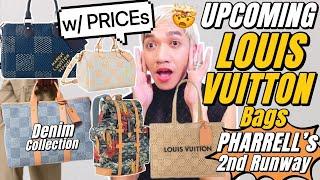 UPCOMING LOUIS VUITTON Bags (w/PRICEs) PHARRELL WILLIAM's 2nd Runway Collection: Pre-Fall 2024