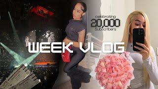 WEEK VLOG| Christmas decor | Rod Wave concert |Celebrating 20k subscribers & more!!