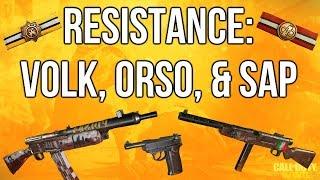 WW2 In Depth Resistance: Volk, Orso, 9mm SAP, & New Basic Training! (Call of Duty: WWII)