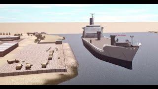 Large Cargo Ship Flavor Object - Combat Mission - 3D Mod Ex 22